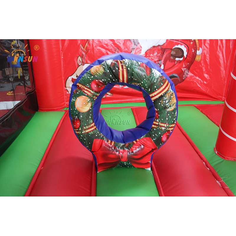 Christmas castles for hire,inflatable santa claus bouncers for rentals,Buy factory direct sale trampolines on sale