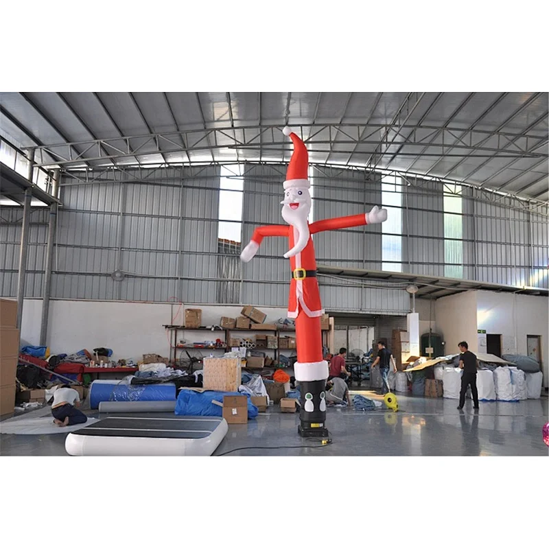 Factory Price Christmas sky dancer dancing man, Santa claus inflatable sky dancer