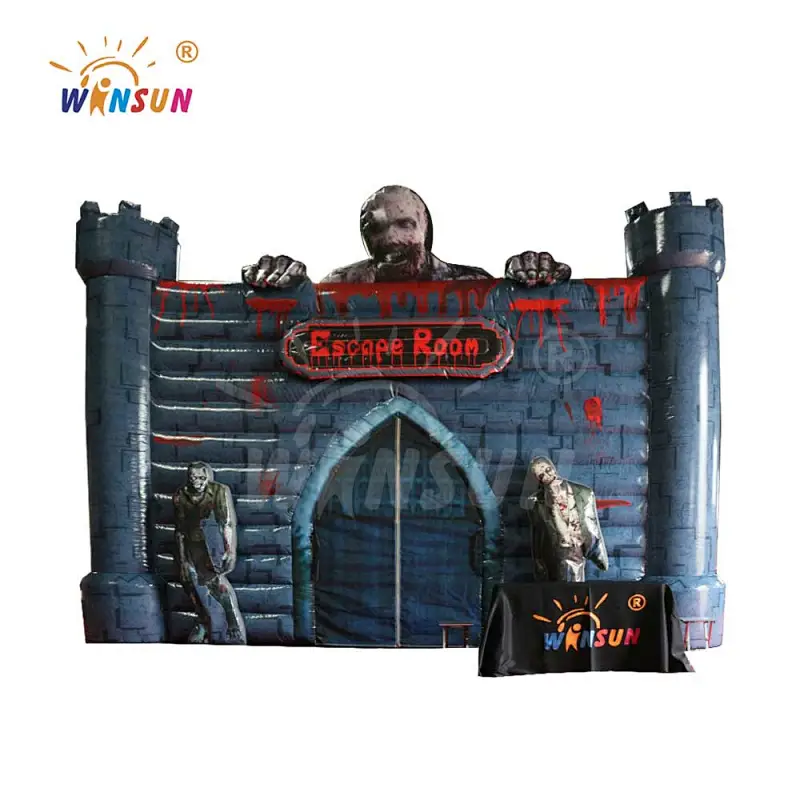 Inflatable Escape Room Tent, Inflatable game escape room props, escape room arena