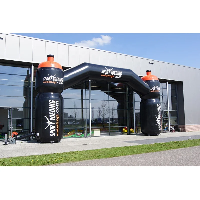 oxford or PVC advertising inflatable arch price inflatable bottle arch