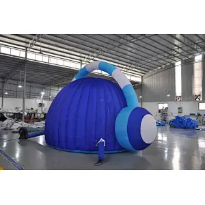 Awesome inflatable head sets shapes, advertising inflatable ear piece air shapes for rental market