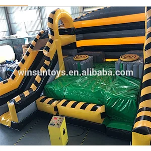 2018 HOT giant inflatable sports game, inflatable toxic twister game Inflatable Toxic Twister Interactive for Rental and sale