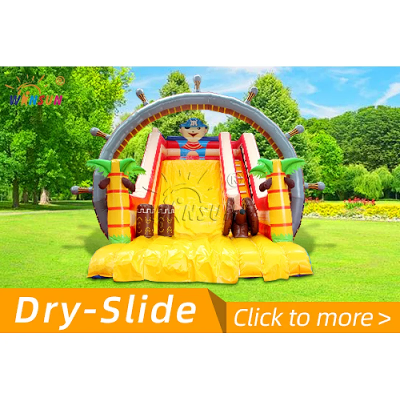 Pirate ship Inflatable slide