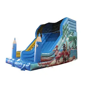 Pirate Island Inflatable Slide
