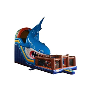 Inflatable Shark Combo Slide