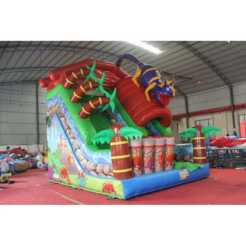 Inflatable lizard Slide