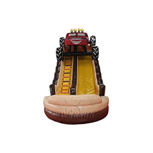 Monster Truck Inflatable Slide