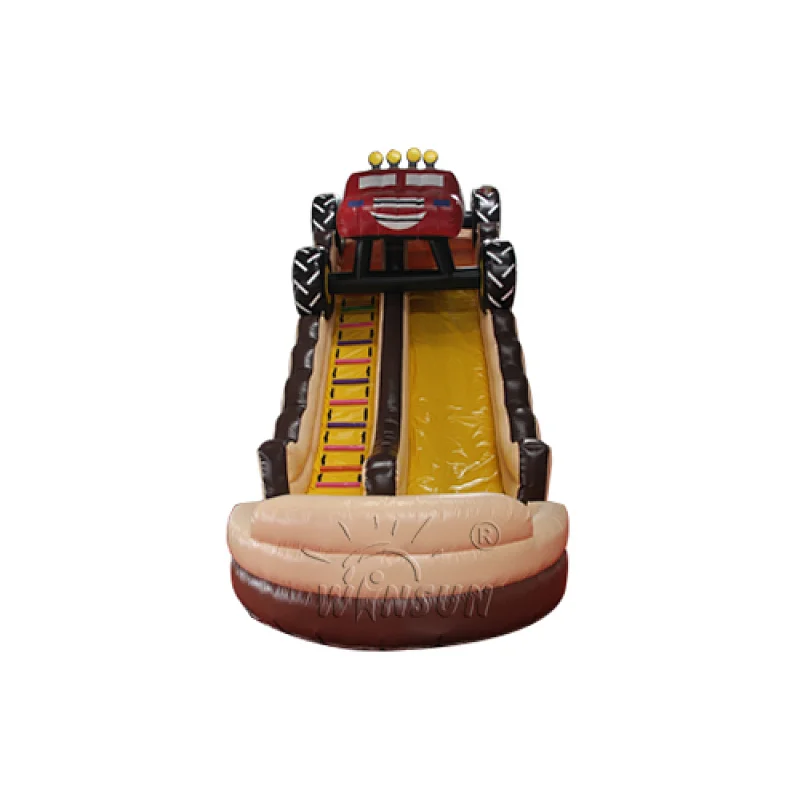 Monster Truck Inflatable Slide