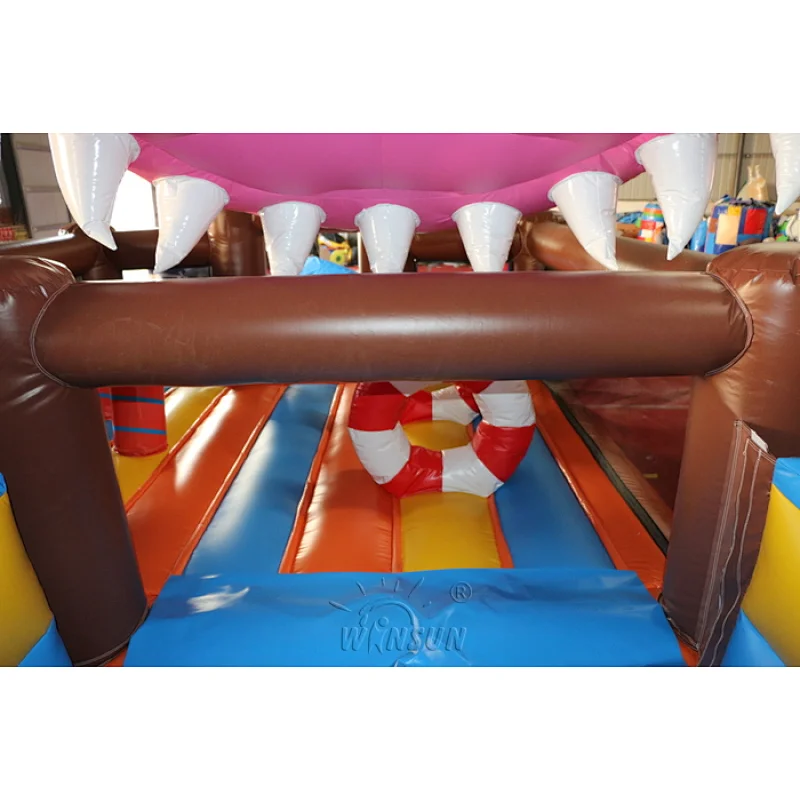 Inflatable Shark Combo Slide