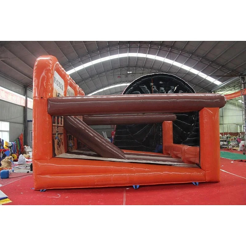 Inflatable 3 Lane Western Shooting Gallery For Sale