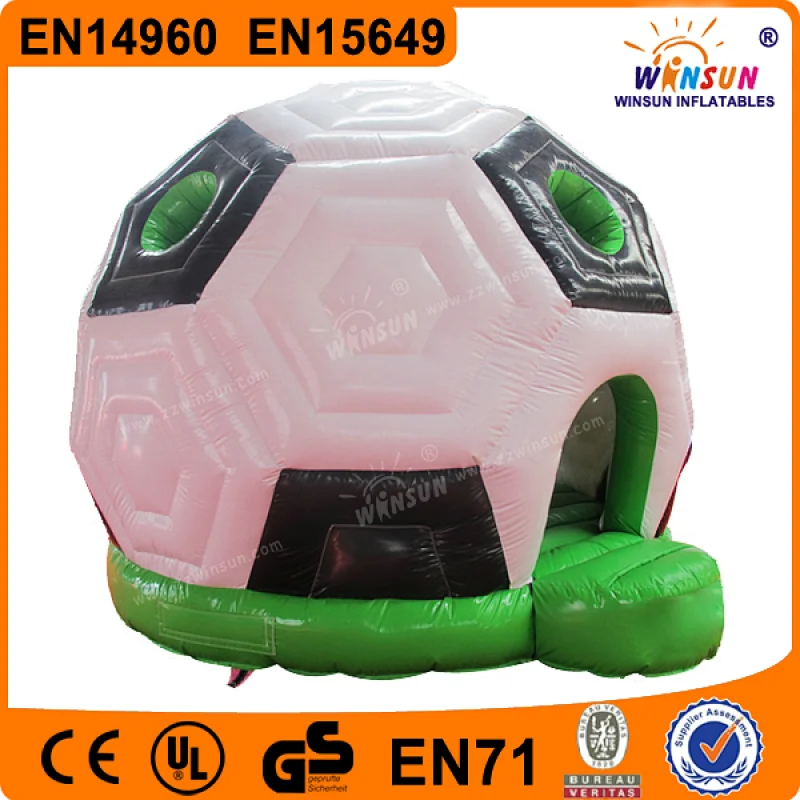 Commercial cheap bounce houses football inflatable jumping castle