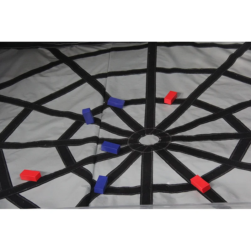 Attraction inflatable spider wall, clear spider crawl climbing wall,professional wall games hot hire