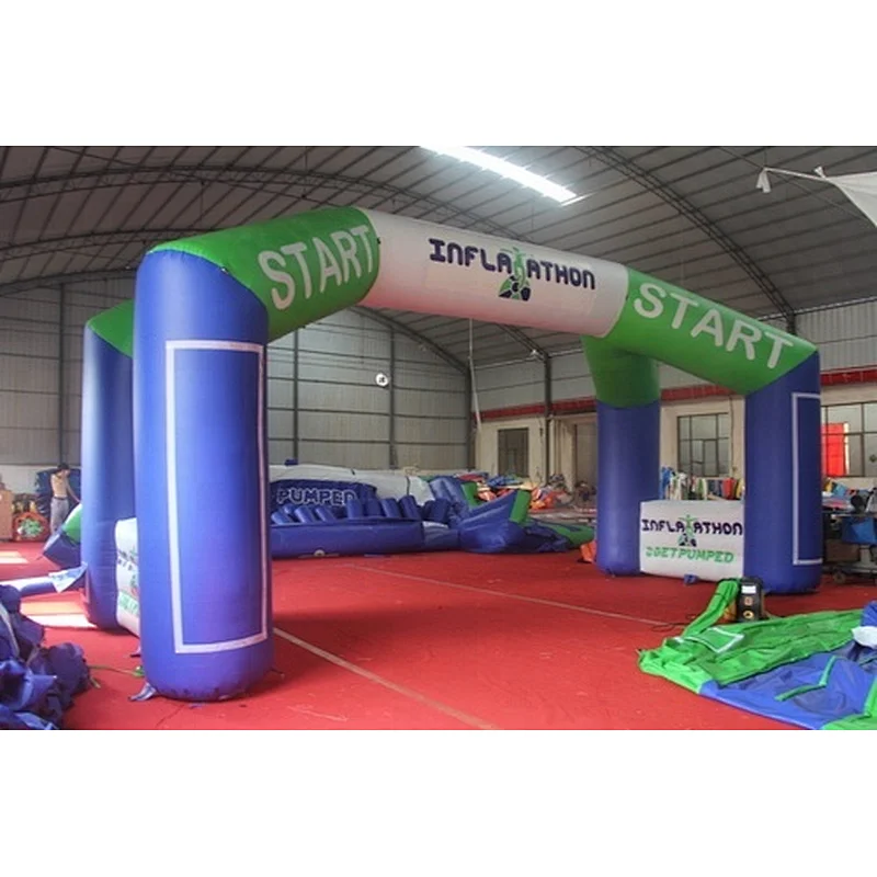 inflatable finish line arch, logo arch inflatable, inflatable entrance arch