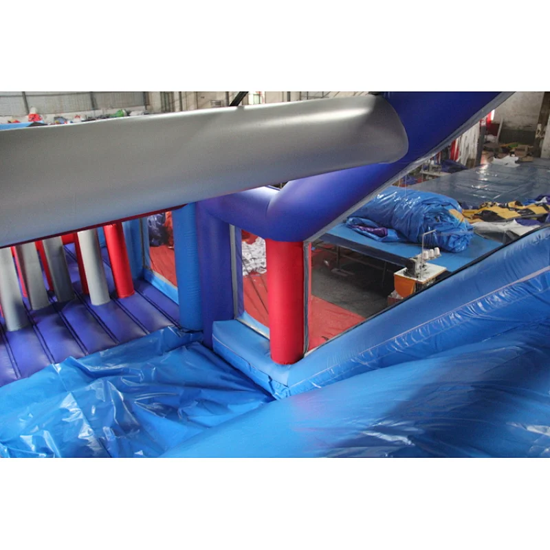 Two people competitive inflatable obstacle course, commercial obstacle course inflatable for adults