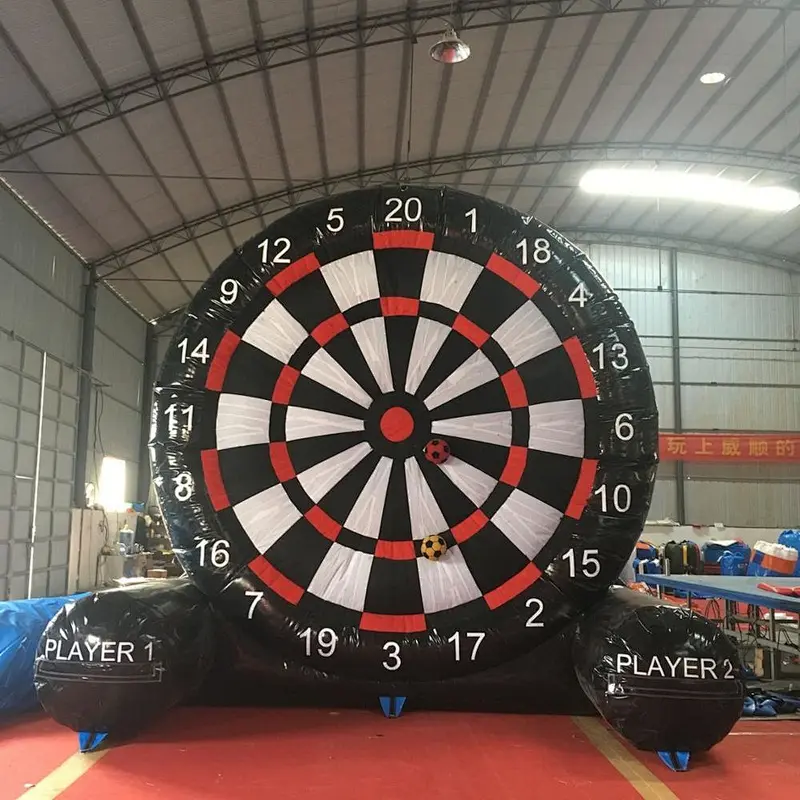2019 new inflatable soccer dart Games, Giant Inflatable Football Soccer Dart Board Sport Game