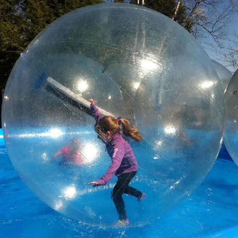 Air  sealed inflatable water hamster amusement ball, water clear dancing balloons,event show balls for sale