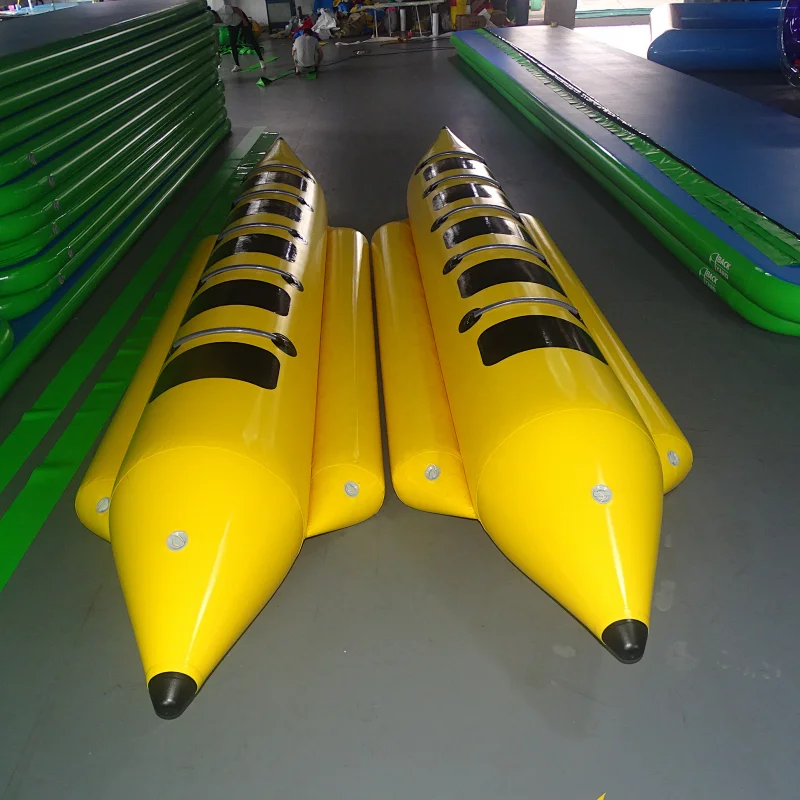 0.9mm pvc Inflatable water banana boat for sale price