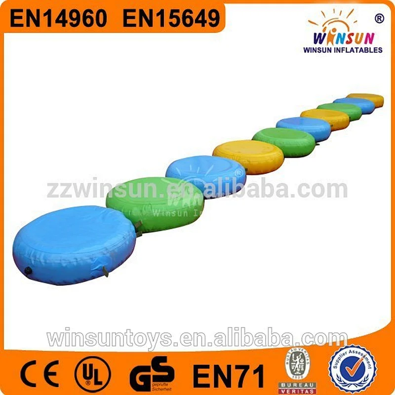China inflatable floating bridge games