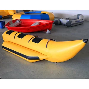 0.9mm pvc Inflatable water banana boat for sale price