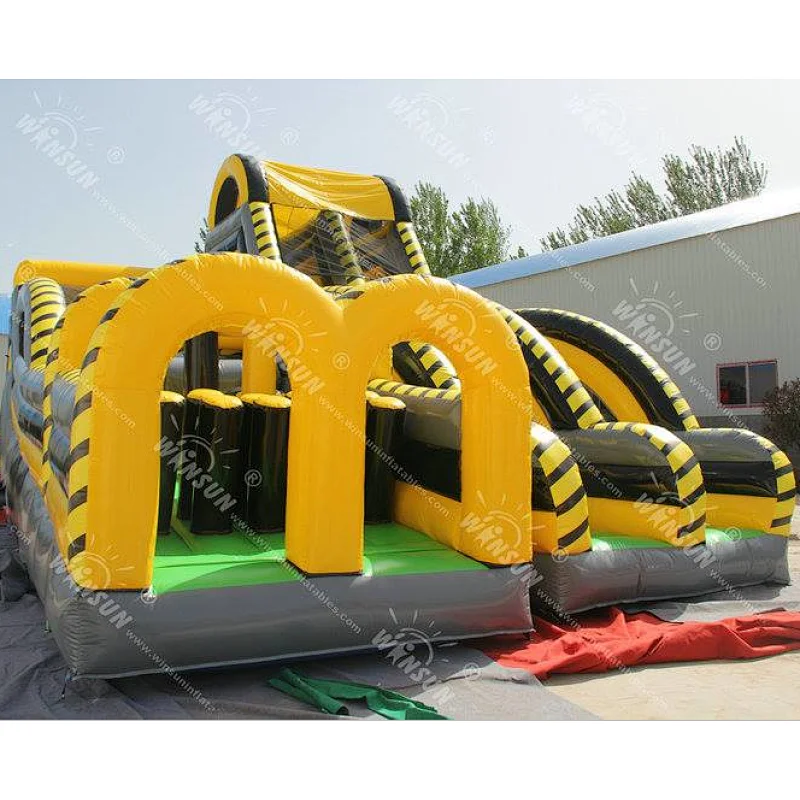 Atomic Rush-Nuclear, Atomic Rush-Nuclear inflatable obstacle course, inflatable obstacle course for sale
