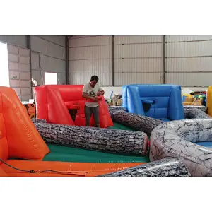 Hippo Chow Down Inflatable Interactive Game, Inflatable hippo game