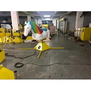 5M inflatable mechanical unicorn riding horse rodeo unicorn game