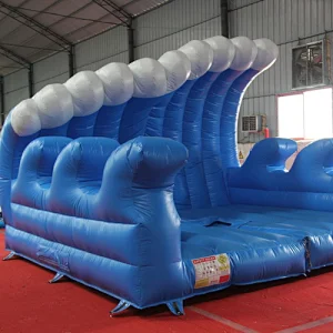 Air constant inflatable surf board games,inflatable mechanical surf board bouncer,inflatable simulation surf board trampoline