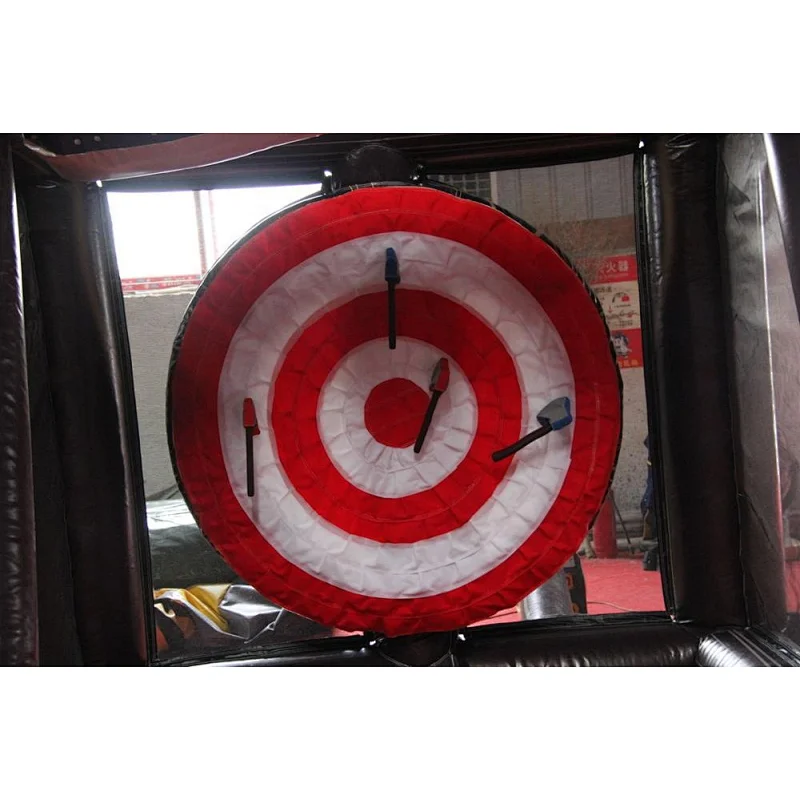 Amusement park inflatable single axe lumberingsport games. lumberman tossing games. rosser axe throwing sport games for sale