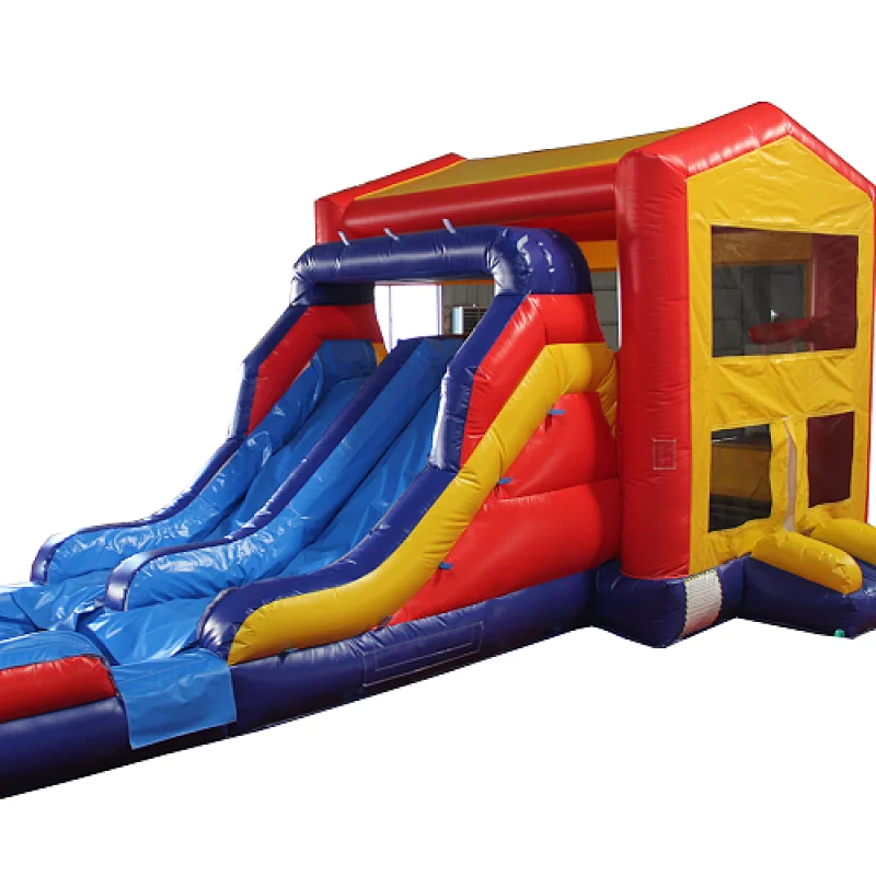 Inflatable Combo with Slide and Pool