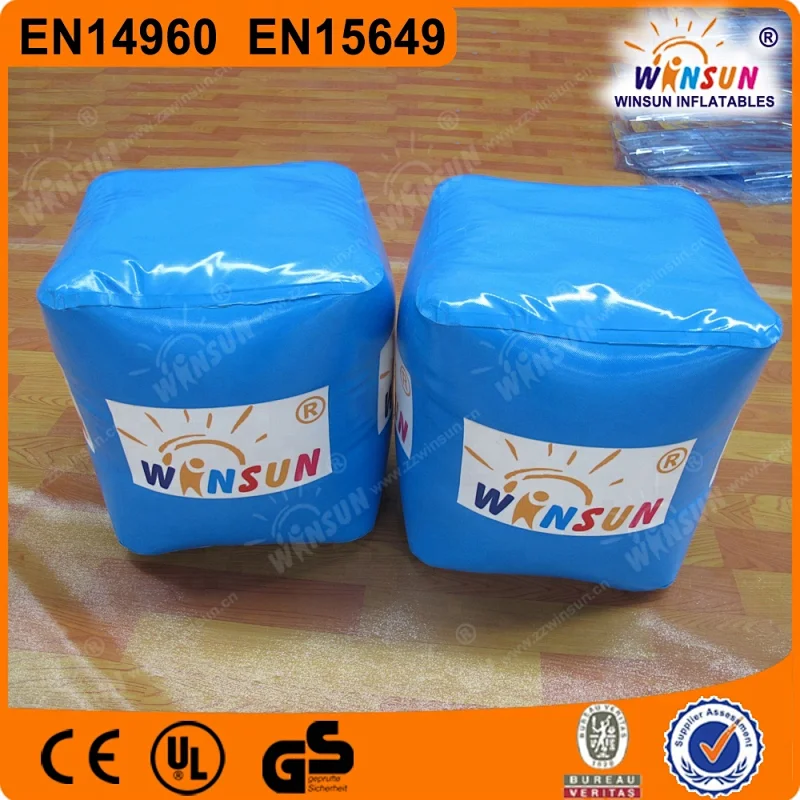 Sealed airtight floating inflatable stool models for promotion