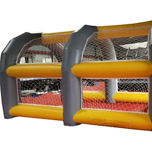 Adult inflatable shoot for goals,inflatable speed cages, soccer train games for rental
