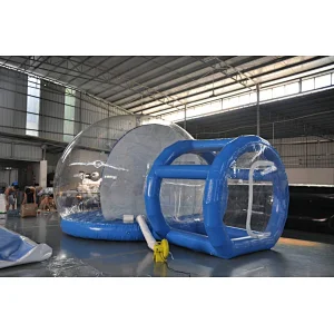 High quality christmas inflatable snow globe, outdoor snow globe inflatable decorations