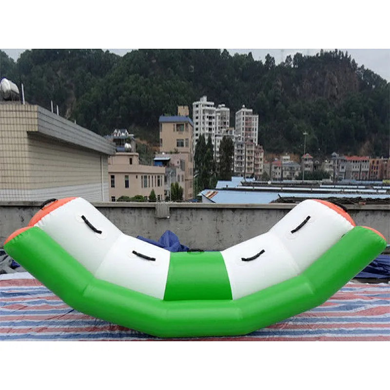 Summer ocean inflatable single/double totter floating water game for kids,inflatable teeter totter water toy