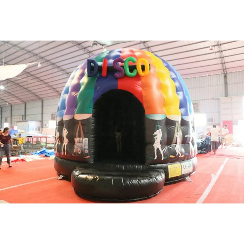 Backyard hot selling inflatable disco bouncer hall,inflatable disco halling bounce for rental game