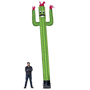 Giant inflatable cactus air dancer character inflatable sky dancer flower for sale