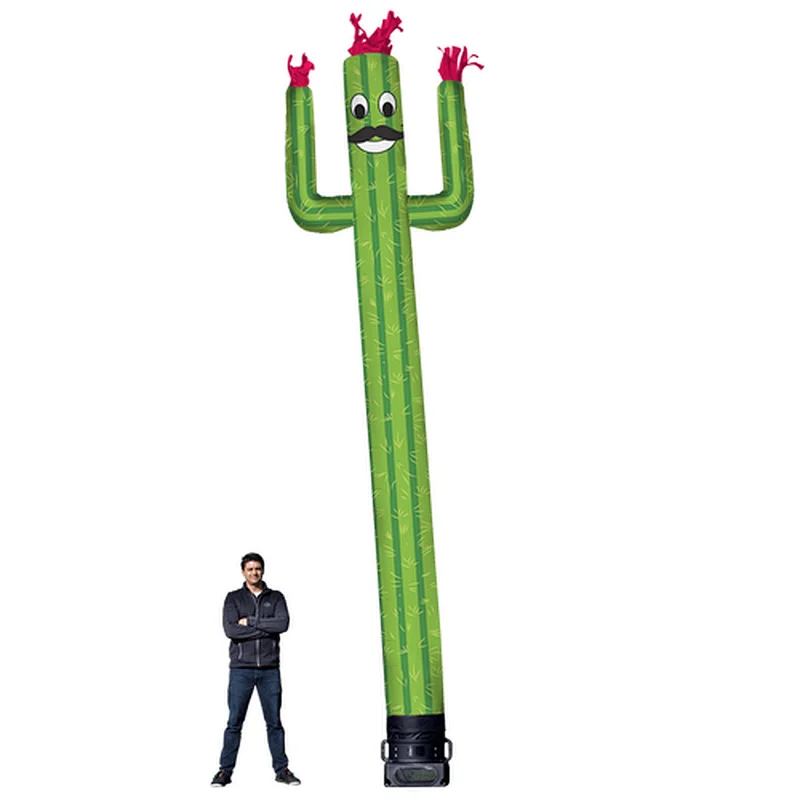 Giant inflatable cactus air dancer character inflatable sky dancer flower for sale