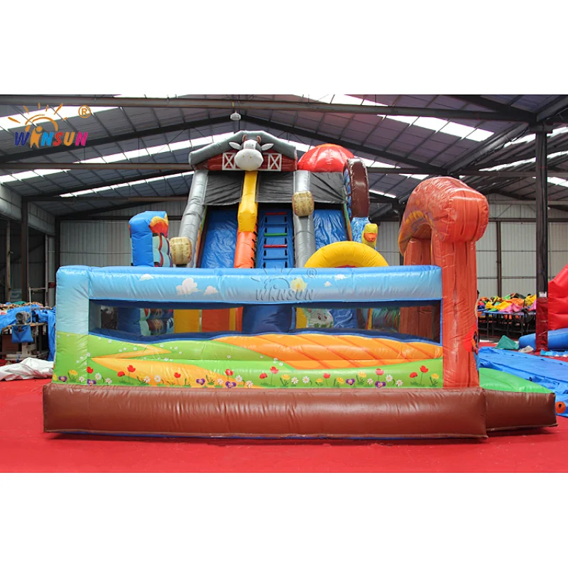 Farm Inflatable Slide