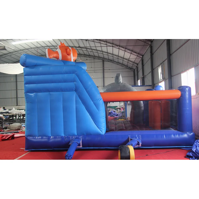 strong and durable inflatable bouncer combo slide