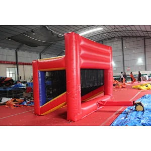 Outdoor Inflatable Basketball Shooting Game/ Inflatable basketball Throwing Connect Game 4 In A Row