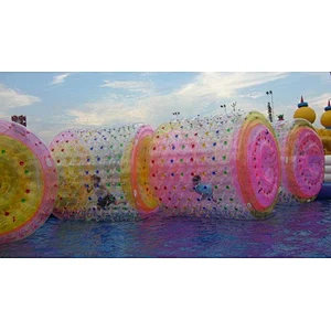 Giant inflatable walking roller water roller, inflatable balls aqua roller swimming float