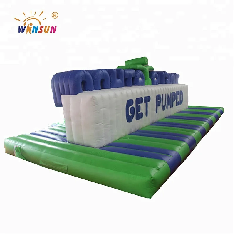 Advertising inflatable ABC show sport wall, show climbin walls,inflatable promotion walls for sale now