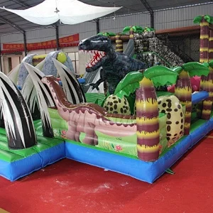 Adventure inflatable jurassic park funcity, inflatable jurassic world, adventure paradise bouner