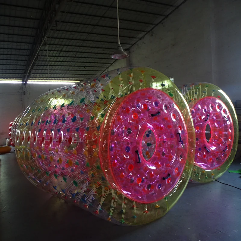 Giant inflatable walking roller water roller, inflatable balls aqua roller swimming float