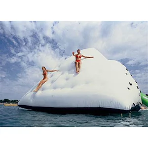 Inflatable water rock climbing wall, water toys inflatable water iceberg,  inflatable floating climbing wall