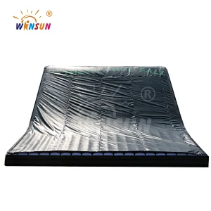 Custom extreme sport Inflatable Skiing Jump stunt airbag,big inflatable landing airbag ramp pad,sloped jump air bag mat for sale