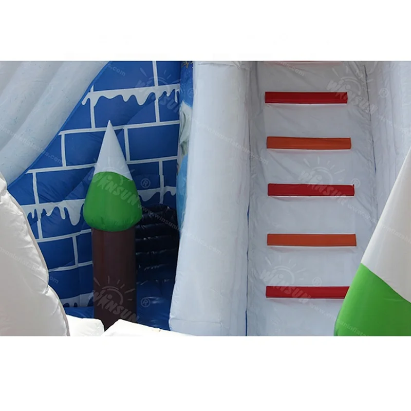 Safe water toys ice world giant inflatable water slide