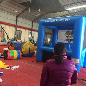 Carnival amusement park inflatable archery shooting games,arrow shoot match,inflatable bow shooting games for sale