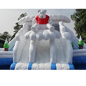 Safe water toys ice world giant inflatable water slide