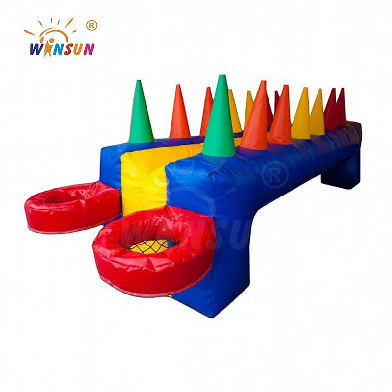 Air Juggler Team Building Game inflatable air flow race, air floating ball games, battling ball for sale