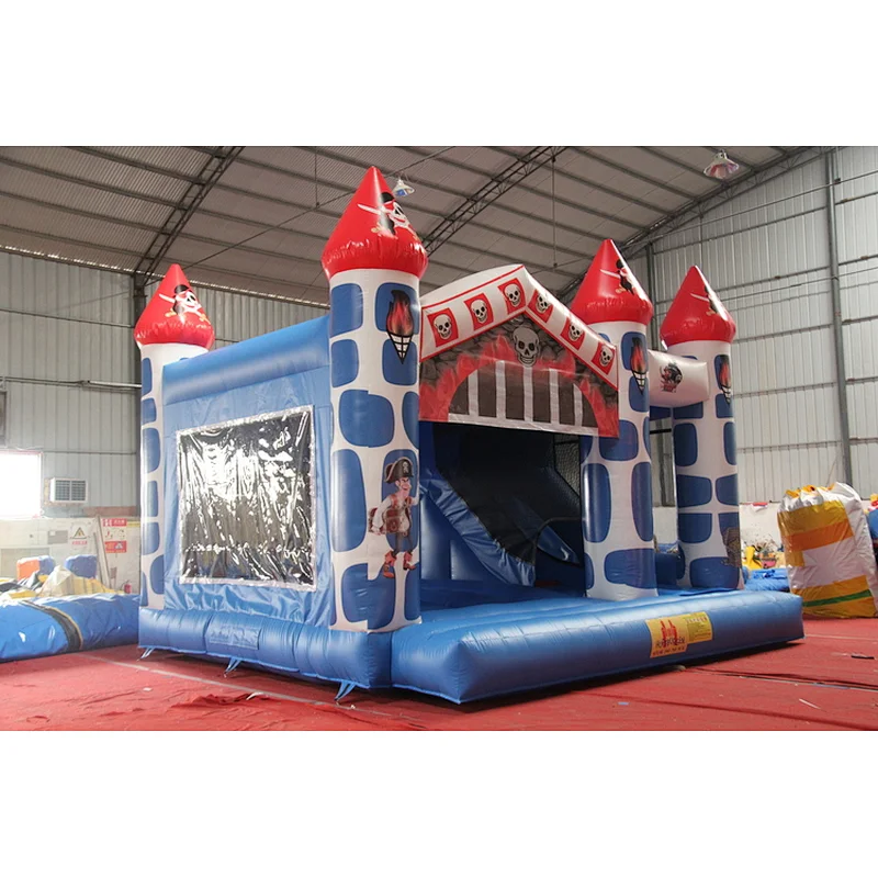 Air constant inflatable pirate ship combo slides,inflatable pirate moonwalks,air jumping castle for sale